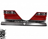 Фонари для Mercedes-Benz W140, красные/ тонированные