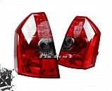 Фонари для Chrysler 300C, красные/ тонированные