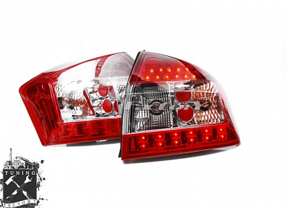 Фонари светодиодные для Audi A4 B6, красные