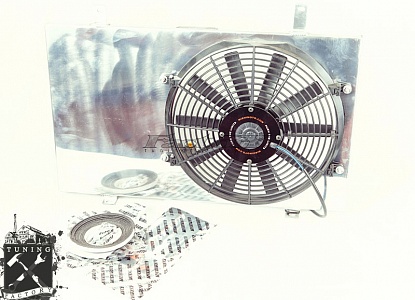 Mishimoto пластина с вентилятором для Nissan Skyline R33/34