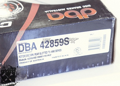 DBA Диск тормозной задний для BMW E90/E91/E92 330/335 4000 T3 Slot