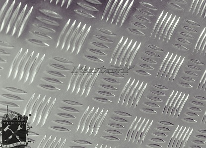 Алюминиевый рифленый лист 3 мм