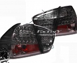 Фонари светодиодные для BMW E90, тонированные/ хром