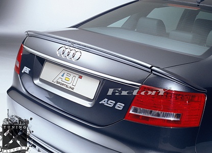Спойлер ABT для Audi A6 (C6), пластиковый
