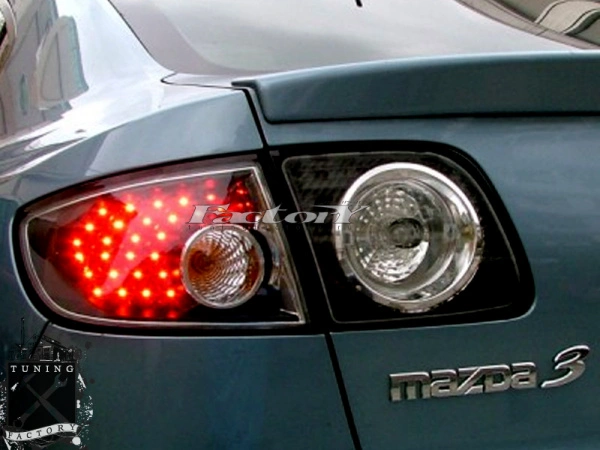Фонари светодиодные для Mazda 3 BK12, черные