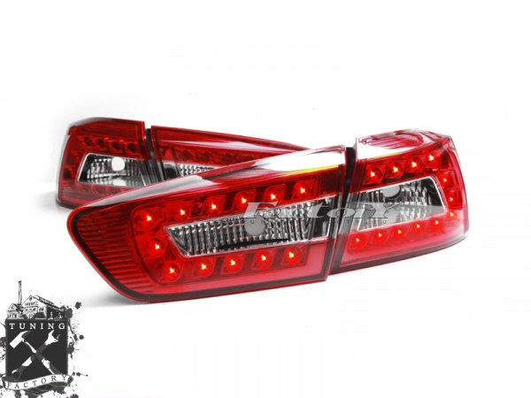 Фонари для Mitsubishi Lancer 10, красные
