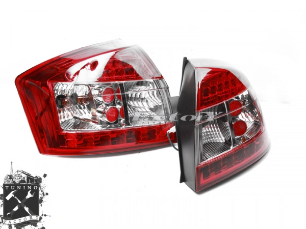 Фонари светодиодные для Audi A4 B6, красные