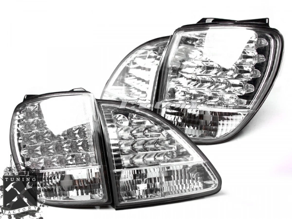 Фонари для Lexus RX, хром