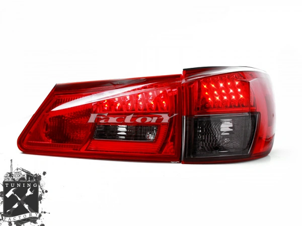 Фонари для Lexus IS, красные/тонированные