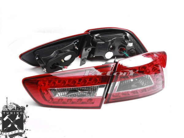 Фонари для Mitsubishi Lancer 10, красные