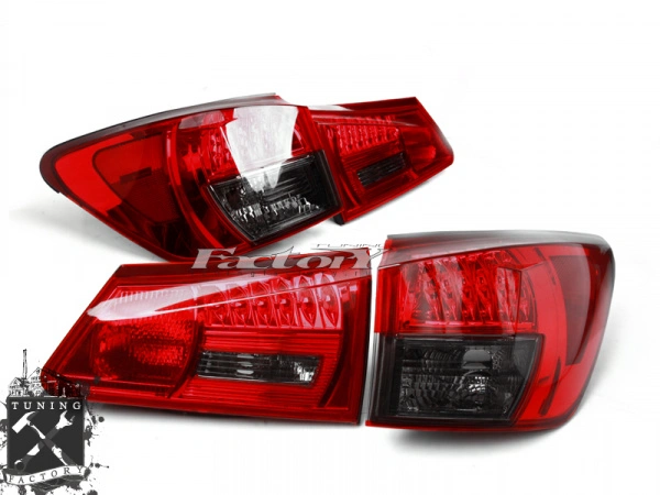 Фонари для Lexus IS, красные/тонированные