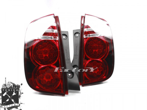 Фонари светодиодные Nissan Micra (K12), хром