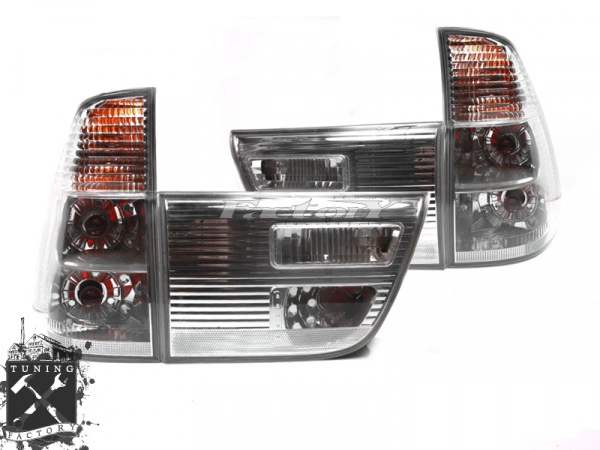 Фонари для BMW X5 E53, хром