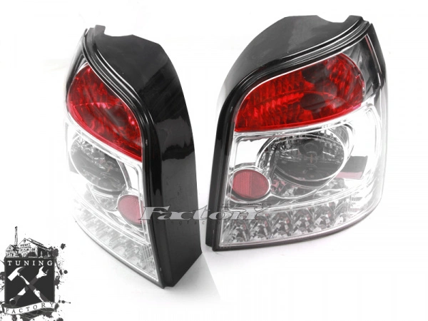 Фонари для Audi A4 B5, хром
