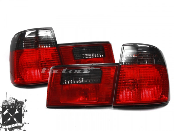 Фонари для BMW E34, красные/ тонированные
