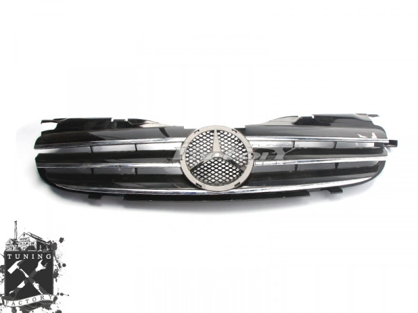 Решетка радиатора для Mercedes-Benz W170, черная, без эмблемы