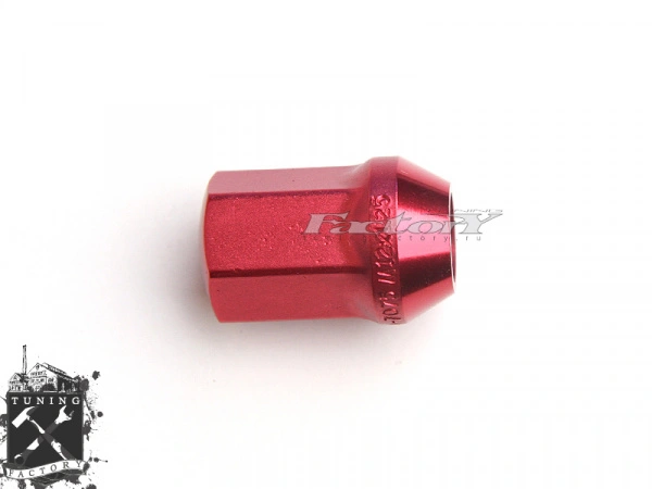 TPI Кованные алюминиевые гайки с секреткой XR NUTS, резьба 12x1.25, красные