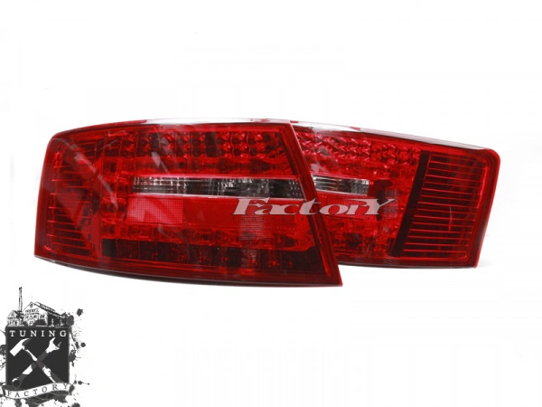 Фонари светодиодные для Audi A6 С6, красные