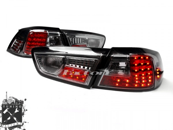 Фонари для Mitsubishi Lancer 10, хром/ тонированный