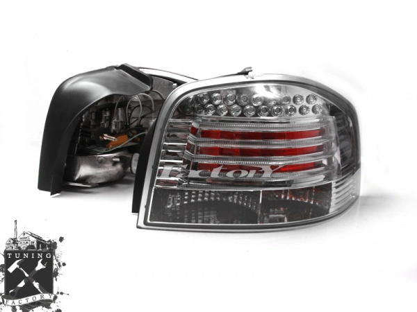 Фонари для Audi A3 8P, хром