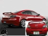 Спойлер для Mazda 6 GH, пластиковый
