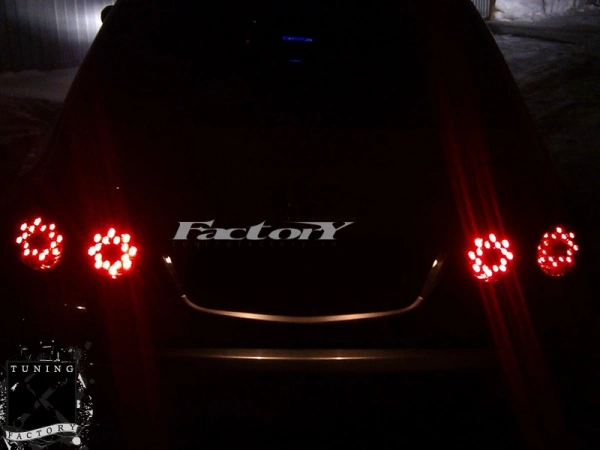 Фонари светодиодные для Honda Civic FK, тонированные