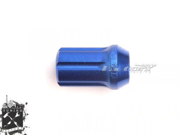 TPI Кованные алюминиевые узкие гайки SD Nuts, резьба 12x1.5, синие