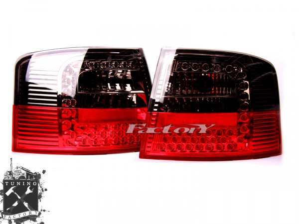 Фонари для Audi A6 C5 avant, красные/тонированные