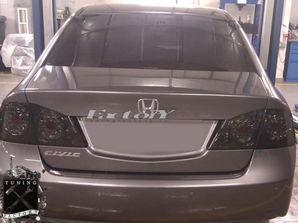 Фонари светодиодные для Honda Civic FK, тонированные