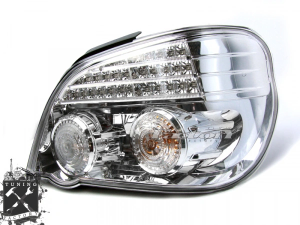Фонари светодиодные для Subaru Impreza GD 03-07, хром.
