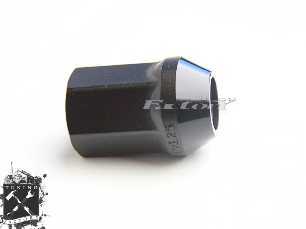 TPI Кованные алюминиевые гайки с секреткой XR Nuts, резьба 12x1.25, черные