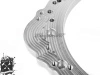 Tuning Factory Переходная пластина для стыковки ДВС SR20 с кпп CD001/006/009