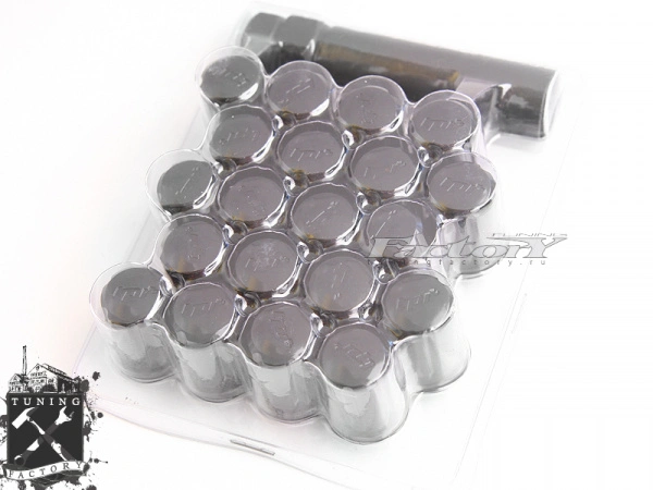 TPI Стальные узкие гайки Tuner Nuts, резьба 12x1.5, черные