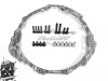 Tuning Factory Переходная пластина для ДВС 1/3UZ с КПП Nissan CD001-006-009