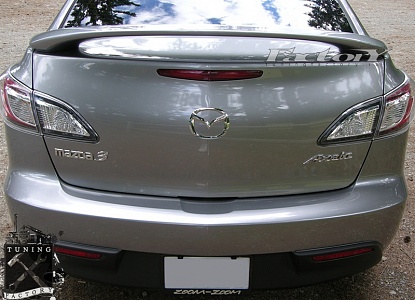 Спойлер для Mazda 3 BL, пластиковый