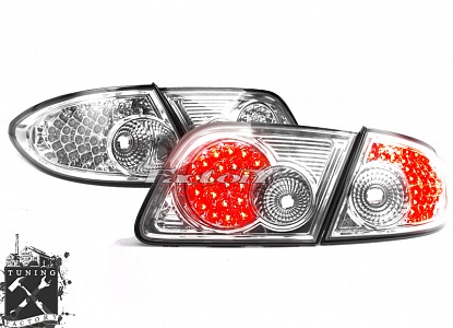 Фонари светодиодные для Mazda 6 GG, хром