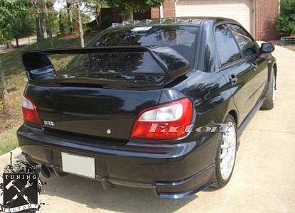 Спойлер-гребень на крышу для Subaru Impreza GD, пластик ABS