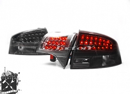 Фонари светодиодные для Audi A4 B7, тонированные