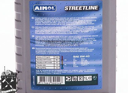 Aimol Моторное масло Streetline 5W-40 1л