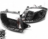 Фары с ходовыми огнями для Audi TT 8N , черные