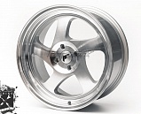 Japan Racing Wheels Диск колесный JR15 17x8 ET35 Blank Silver Machined 