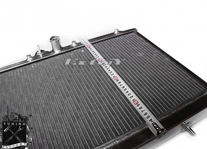 Алюминиевый радиатор для Mitsubishi Lancer EVO 7-8, 40мм